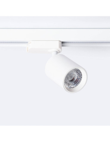 Spot LED sur Rail Monophasé 10W Mallet Dimmable Blanc