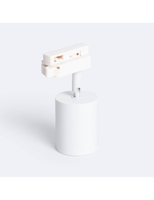 Spot LED sur Rail Monophasé 10W Mallet Dimmable Blanc