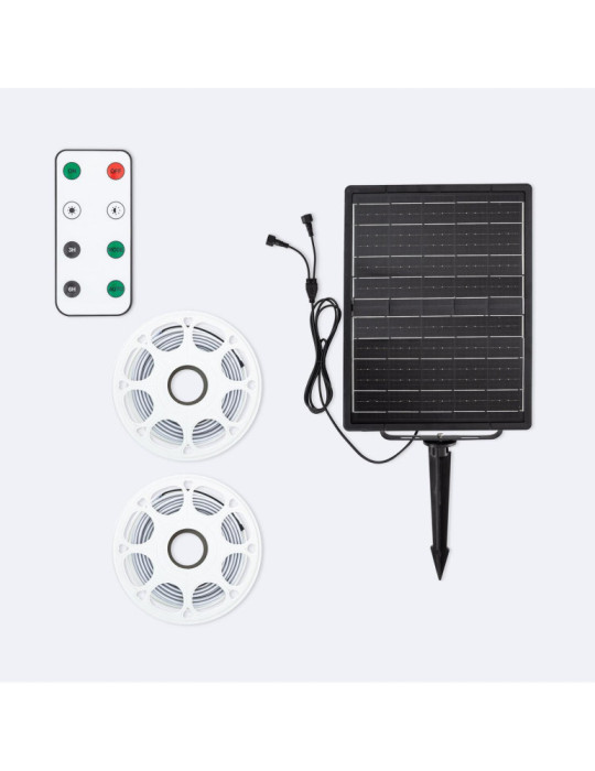 Ruban LED Extérieur Solaire 24V DC SMD2835 60 LED/m 40m IP65 Largeur 12mm Coupe 100 cm