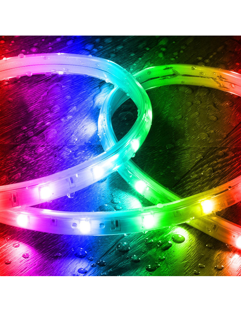 Ruban LED Extérieur Solaire 24V DC SMD2835 60 LED/m 40m IP65 Largeur 12mm Coupe 100 cm