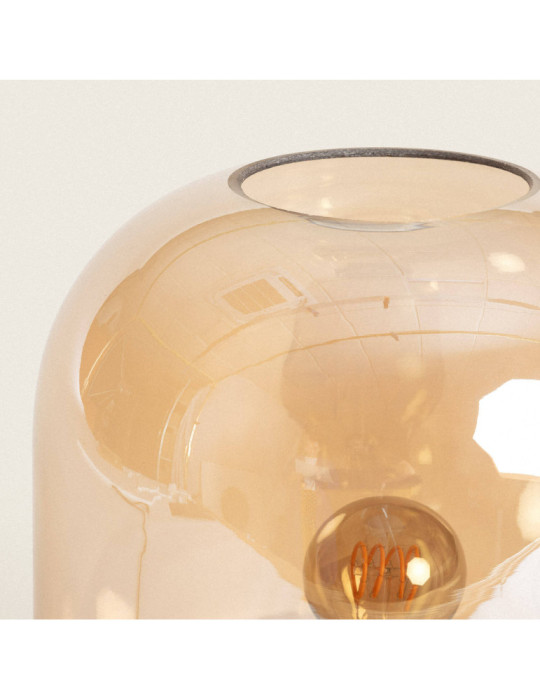 Lampe à Poser Métal et Verre Nélida