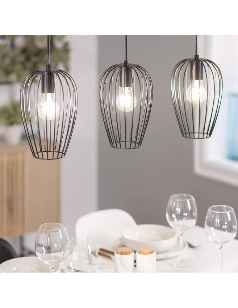 Suspension Métal Telmi 3 Spots