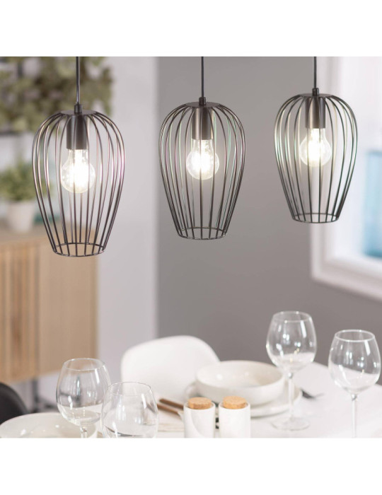 Suspension Métal Telmi 3 Spots