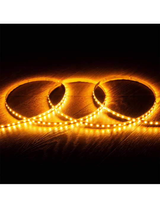 Ruban LED 24V DC SMD2835 120 LED/m 1000lm/m 5m IP20 Largeur 5mm Super Étroit Coupe tous les 5 cm