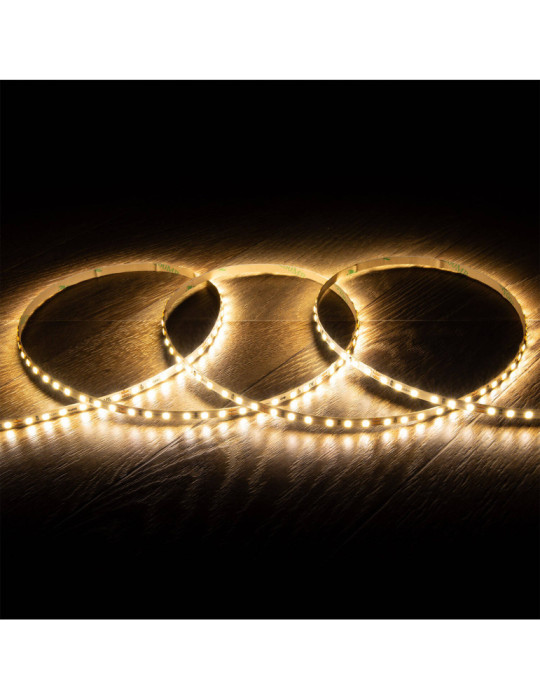 Ruban LED 24V DC SMD2835 120 LED/m 1000lm/m 5m IP20 Largeur 5mm Super Étroit Coupe tous les 5 cm