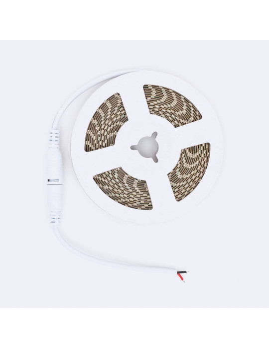 Ruban LED 24V DC SMD2835 120 LED/m 1000lm/m 5m IP20 Largeur 5mm Super Étroit Coupe tous les 5 cm