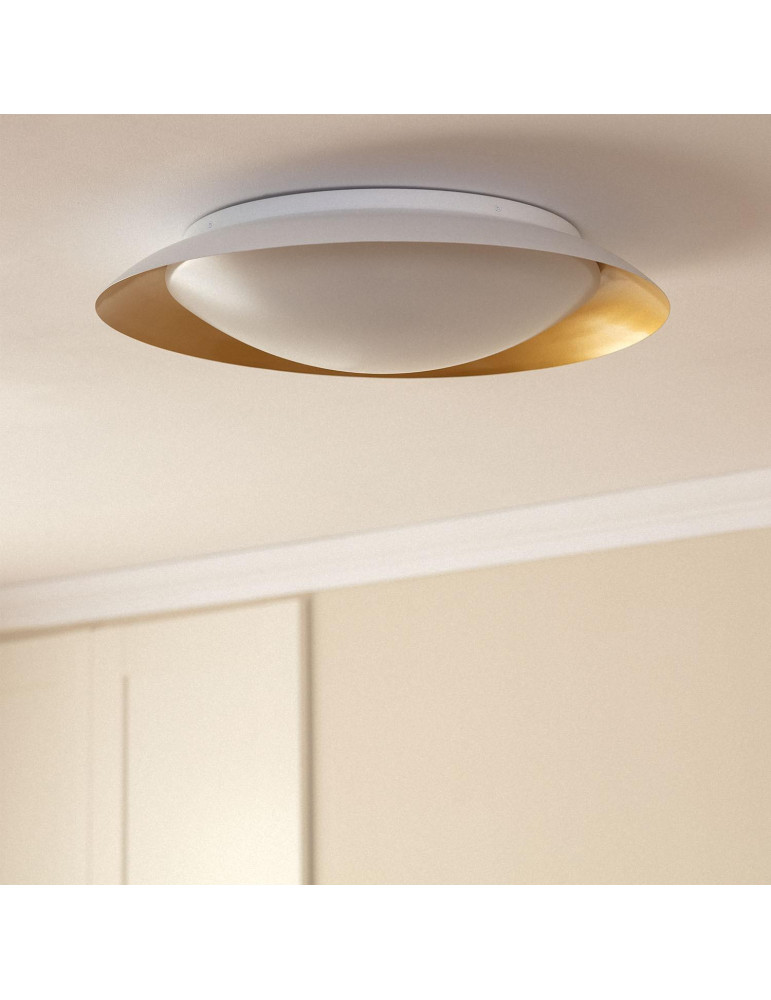 Plafonnier LED Rond Métal 30W CCT Sélectionnable Taylor Ø500 mm