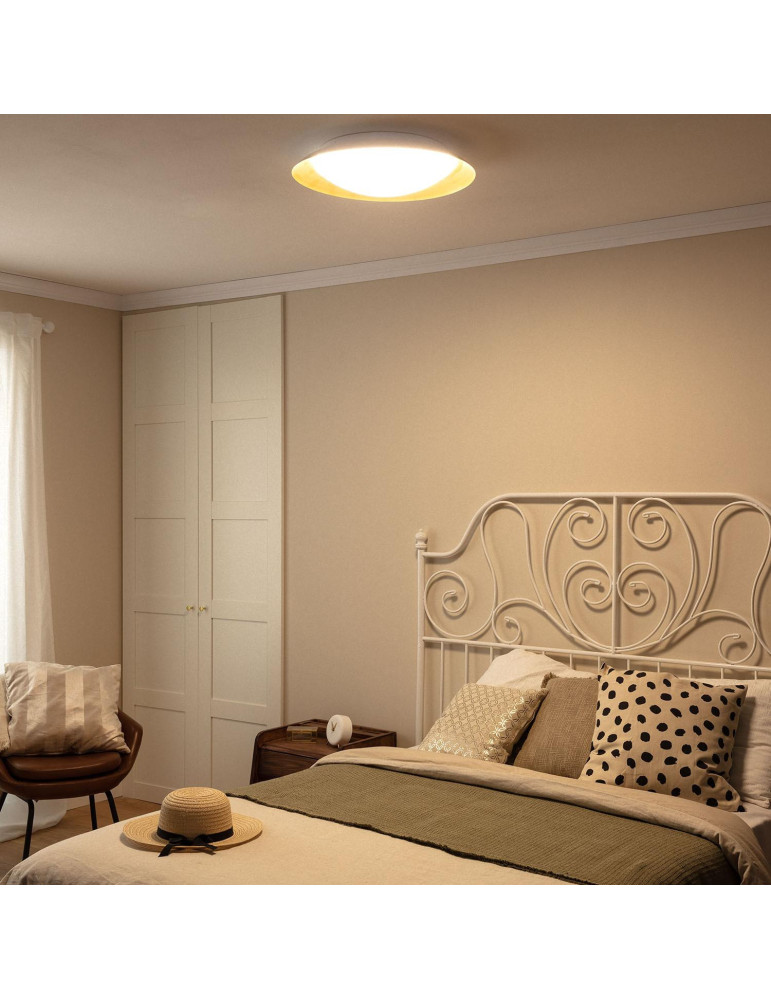 Plafonnier LED Rond Métal 30W CCT Sélectionnable Taylor Ø500 mm