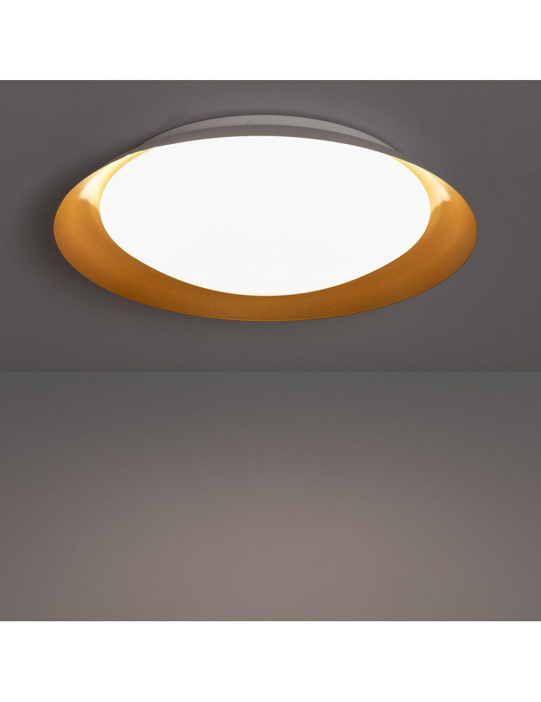 Plafonnier LED Rond Métal 30W CCT Sélectionnable Taylor Ø500 mm
