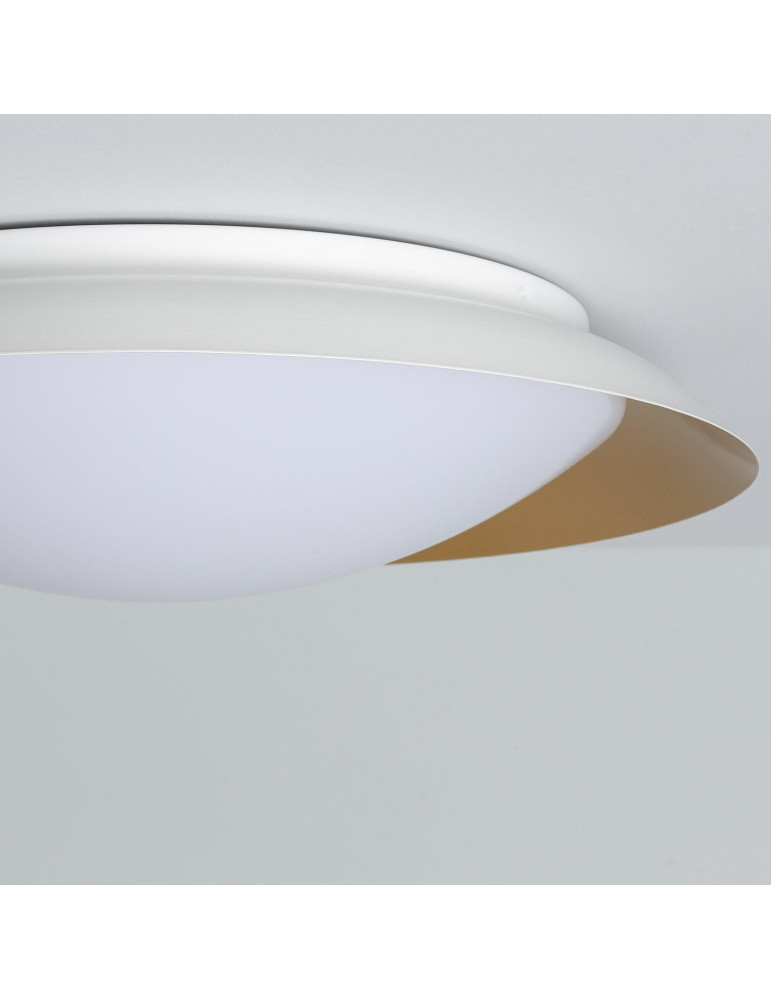 Plafonnier LED Rond Métal 30W CCT Sélectionnable Taylor Ø500 mm