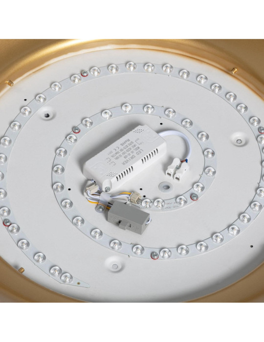 Plafonnier LED Rond Métal 30W CCT Sélectionnable Taylor Ø500 mm