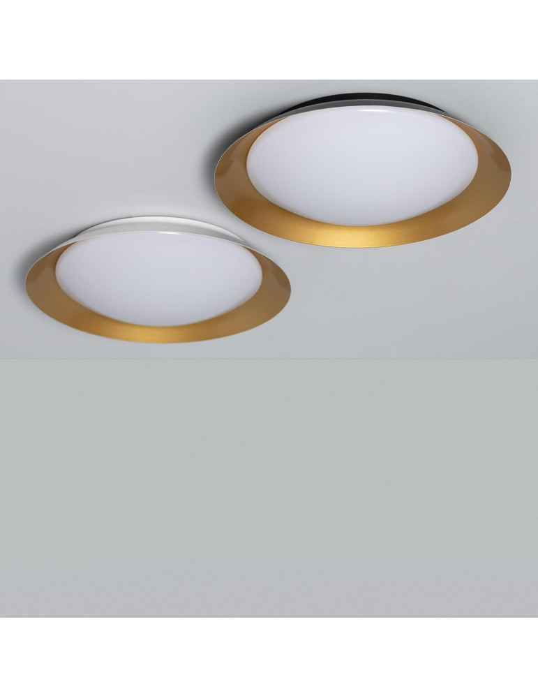 Plafonnier LED Rond Métal 30W CCT Sélectionnable Taylor Ø500 mm