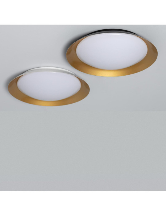 Plafonnier LED Rond Métal 30W CCT Sélectionnable Taylor Ø500 mm