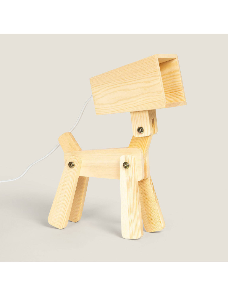 Lampe à Poser Métal et Bois Kids Coba Doggi Lampe à Poser Métal et Bois Kids Coba Doggi