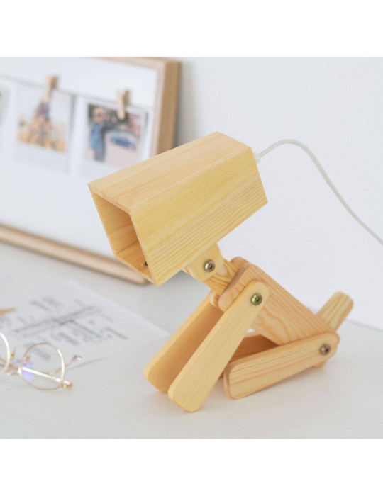 Lampe à Poser Métal et Bois Kids Coba Doggi