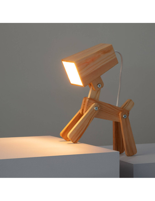 Lampe à Poser Métal et Bois Kids Coba Doggi