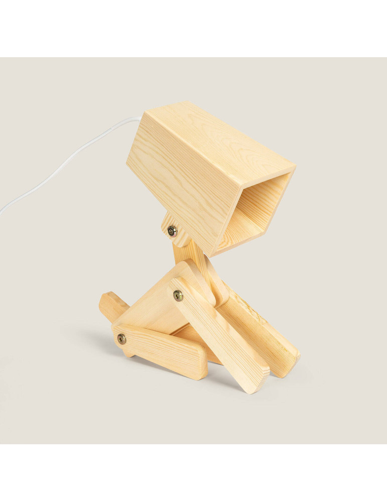 Lampe à Poser Métal et Bois Kids Coba Doggi