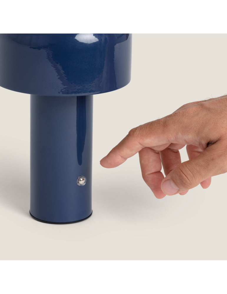 Lampe à Poser LED 2W Portable Métal avec Batterie USB Rechargeable Zaipi