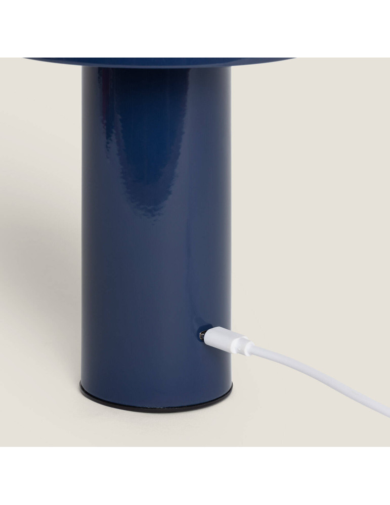 Lampe à Poser LED 2W Portable Métal avec Batterie USB Rechargeable Zaipi