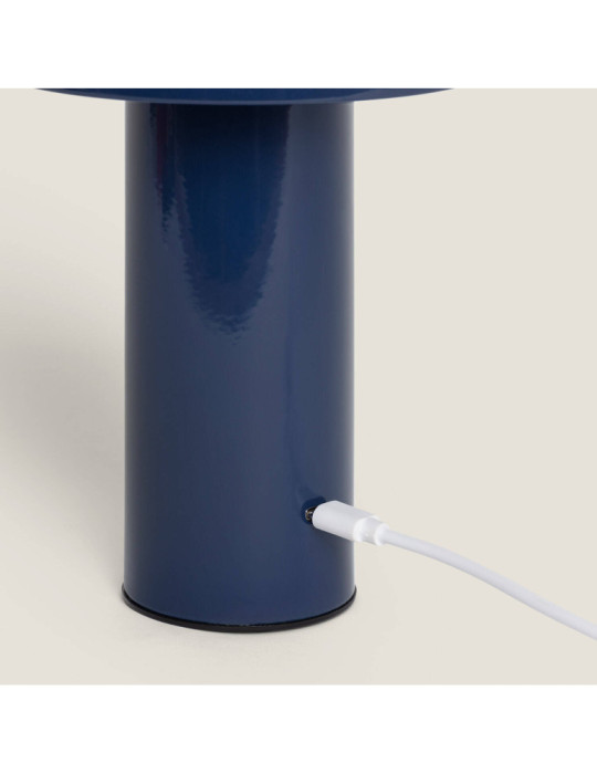 Lampe à Poser LED 2W Portable Métal avec Batterie USB Rechargeable Zaipi