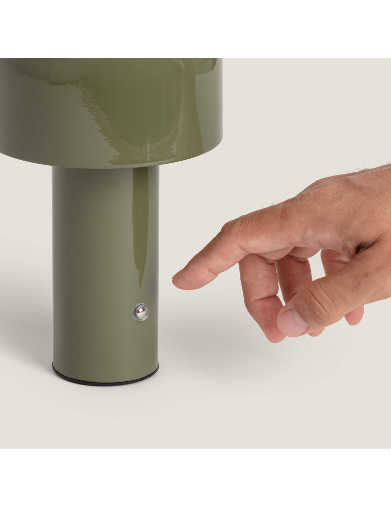 Lampe à Poser LED 2W Portable Métal avec Batterie USB Rechargeable Zaipi