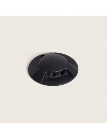 Balise Extérieure LED 3W Encastrable au Sol Letso 3L Noire