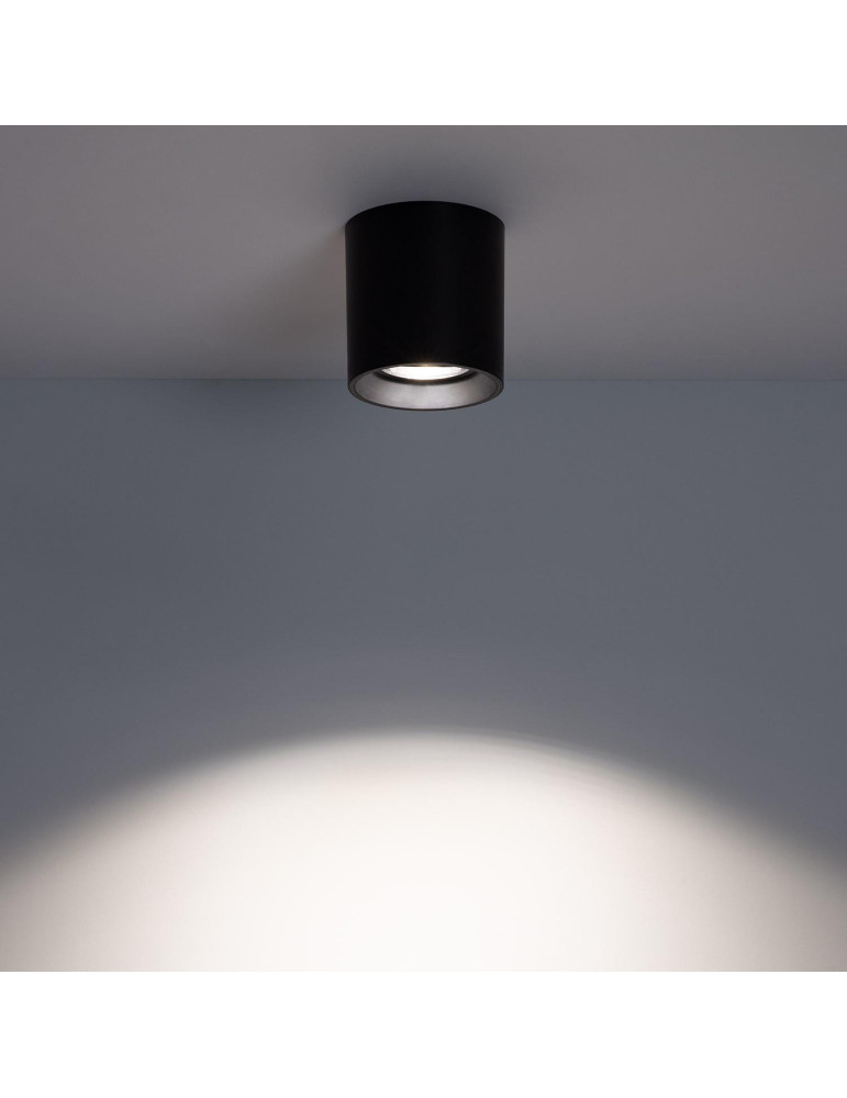 Plafonnier Space Noir avec Ampoule GU10