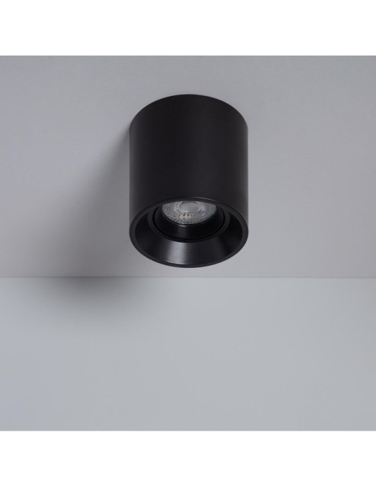 Plafonnier Space Noir avec Ampoule GU10