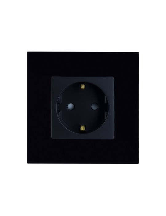 Support de spot basse luminance Rond Orientable Noir Ø110