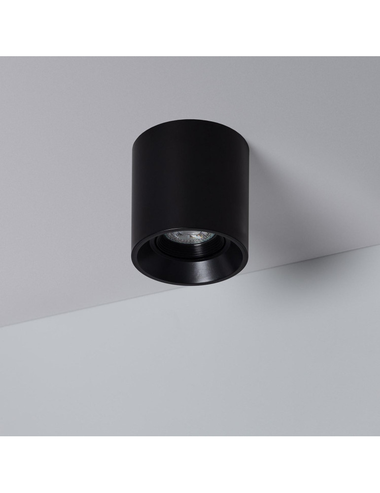 Plafonnier Space Noir avec Ampoule GU10 Plafonnier Space Noir avec Ampoule GU10