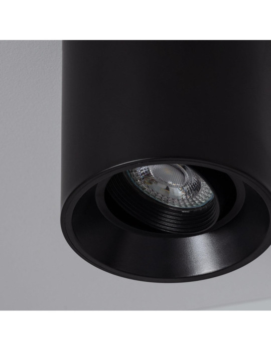 Plafonnier Space Noir avec Ampoule GU10