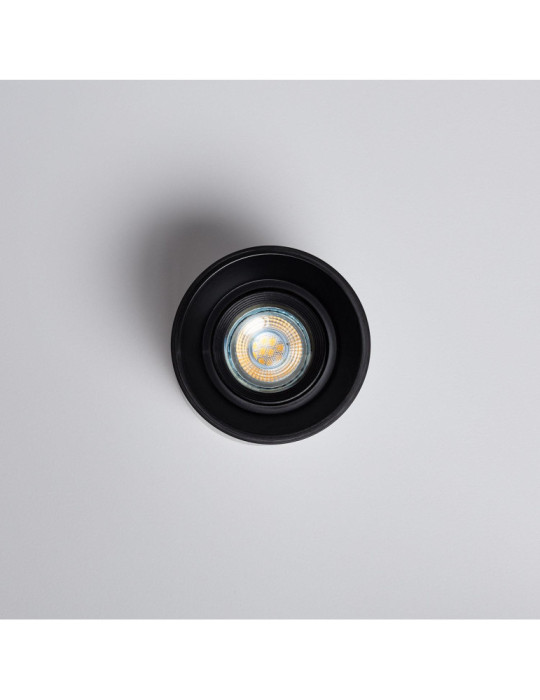 Plafonnier Space Noir avec Ampoule GU10