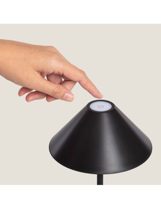 Lampe à Poser Métal LED 3W avec Batterie USB Rechargeable Chamle