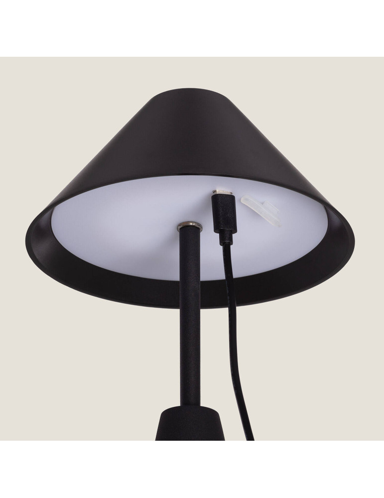 Lampe à Poser Métal LED 3W avec Batterie USB Rechargeable Chamle