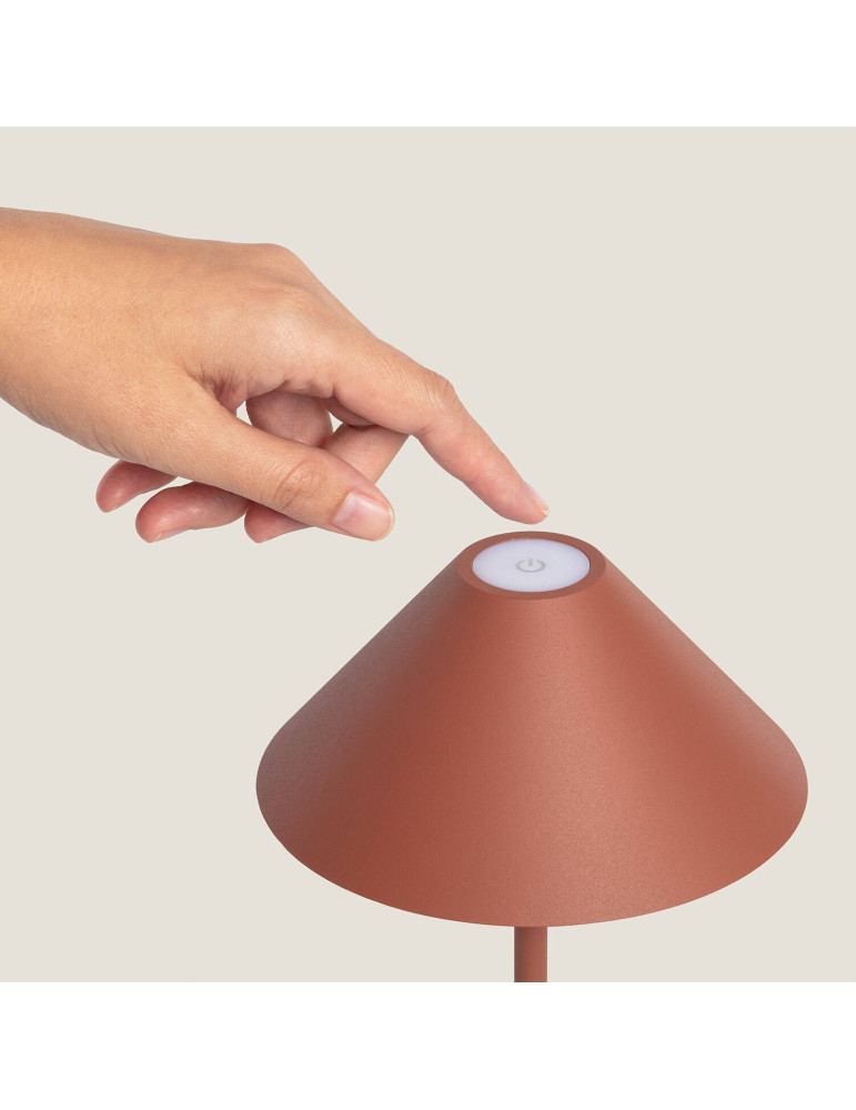 Lampe à Poser Métal LED 3W avec Batterie USB Rechargeable Chamle