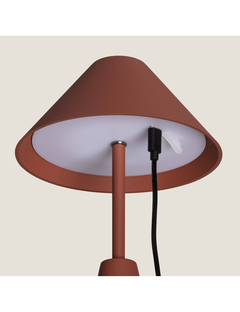 Lampe à Poser Métal LED 3W avec Batterie USB Rechargeable Chamle