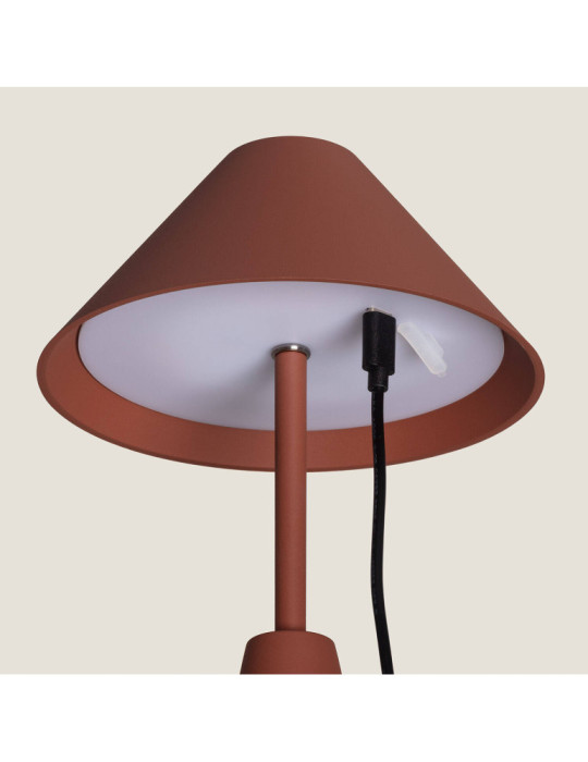 Lampe à Poser Métal LED 3W avec Batterie USB Rechargeable Chamle
