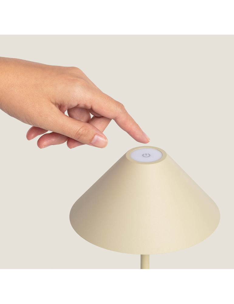 Lampe à Poser Métal LED 3W avec Batterie USB Rechargeable Chamle