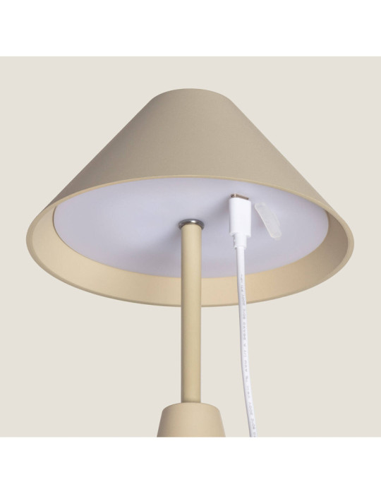 Lampe à Poser Métal LED 3W avec Batterie USB Rechargeable Chamle