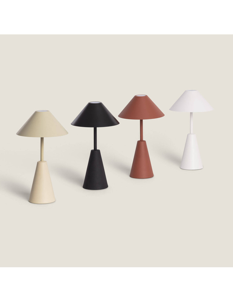 Lampe à Poser Métal LED 3W avec Batterie USB Rechargeable Chamle