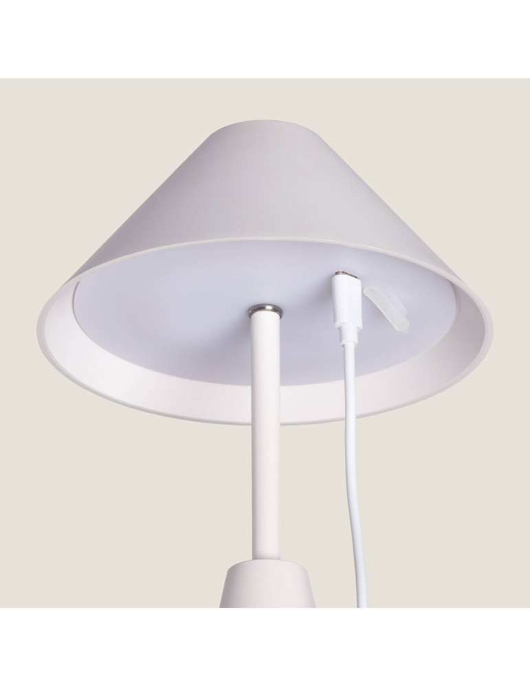 Lampe à Poser Métal LED 3W avec Batterie USB Rechargeable Chamle