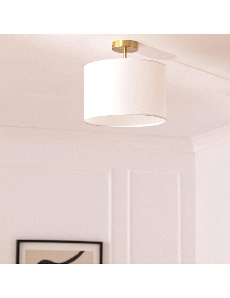 Plafonnier Métal et Tissu Austen