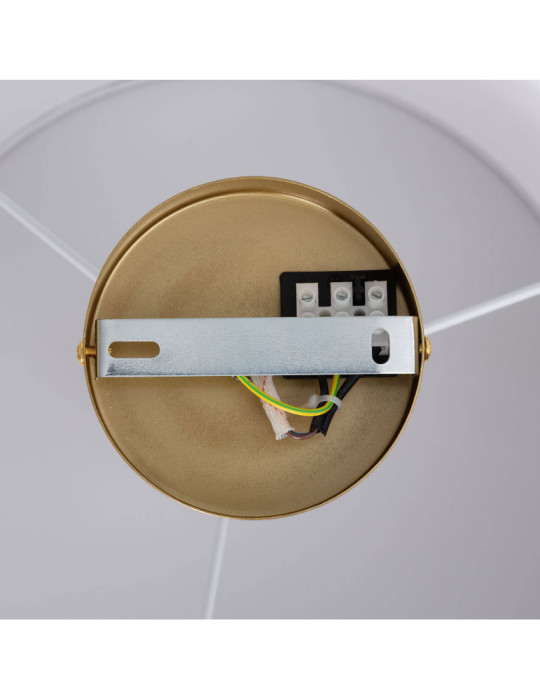 Plafonnier Métal et Tissu Austen