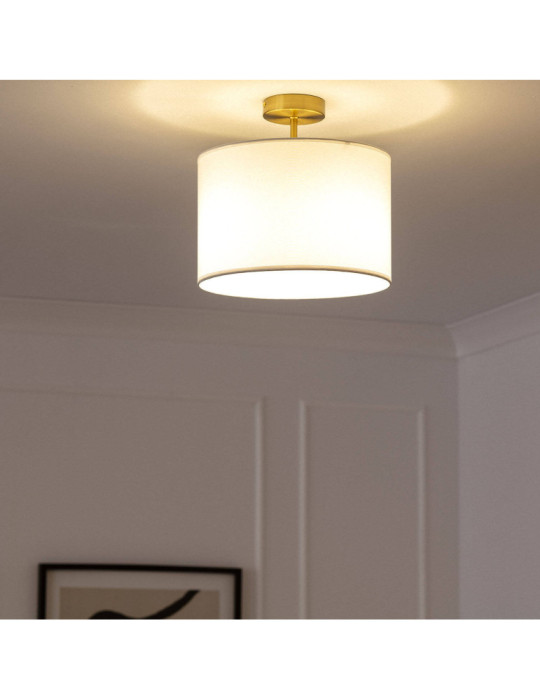 Plafonnier Métal et Tissu Austen