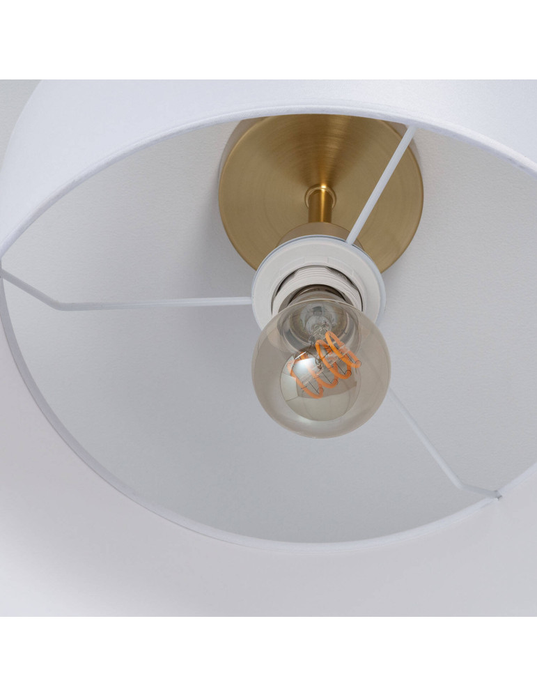 Plafonnier Métal et Tissu Austen