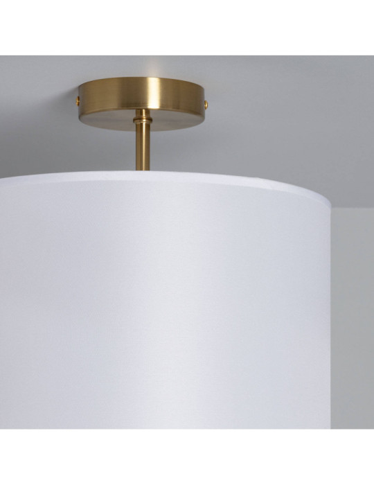 Plafonnier Métal et Tissu Austen