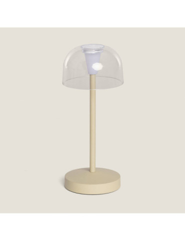 Lampe à Poser LED Portable Extérieur Métal avec Batterie Rechargeable Lendora