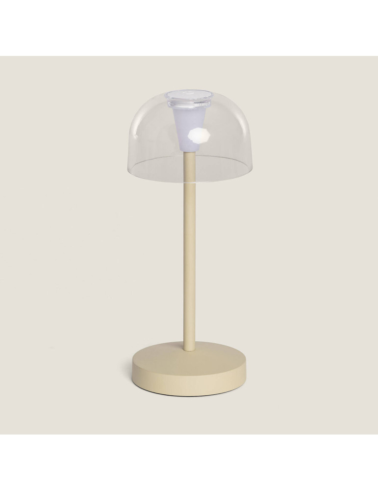 Lampe à Poser LED Portable Extérieur Métal avec Batterie Rechargeable Lendora