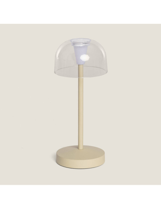 Lampe à Poser LED Portable Extérieur Métal avec Batterie Rechargeable Lendora