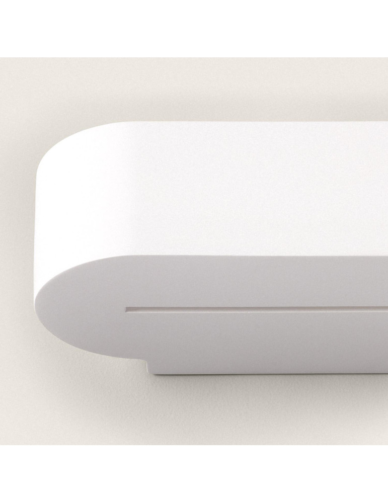 Applique Murale Plâtre Double Éclairage Lonjong